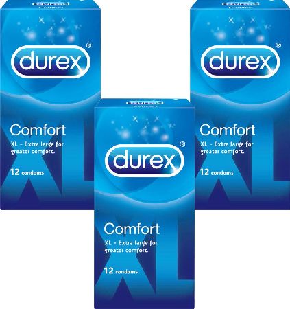 Durex, 2102[^]0107353 Comfort XL - 36 Condoms