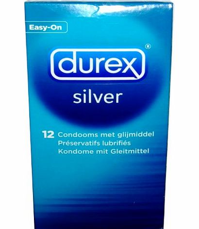 Durex Easy On Silver Condoms 12s