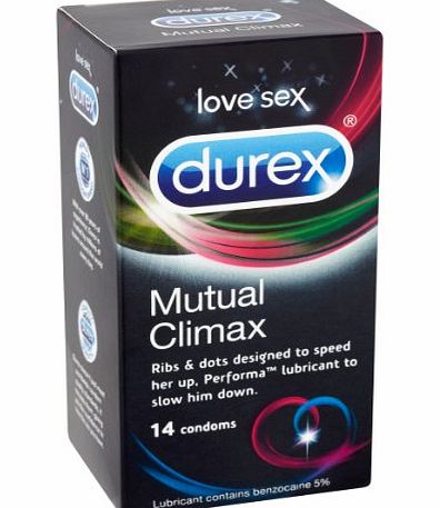 Durex Mutual Climax Condoms - Pack of 14