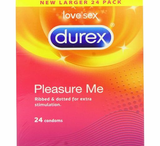Durex Pleasure Me Condoms - Pack of 24