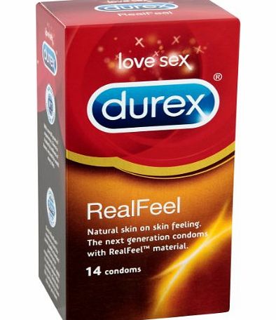 Durex Real Feel Condoms - Pack of 14