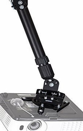 Duronic PB04XL Heavy Duty 13.6KG Capacity Universal Video Ceiling Projector Mount Bracket Holder with extendable arm