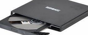 Duronic slimline USB External DVDRW/DVD RW. Drive Reads and writes both CD 