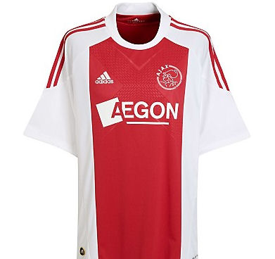 Dutch teams Adidas 2010-11 Ajax Amsterdam Adidas Home Football Shirt