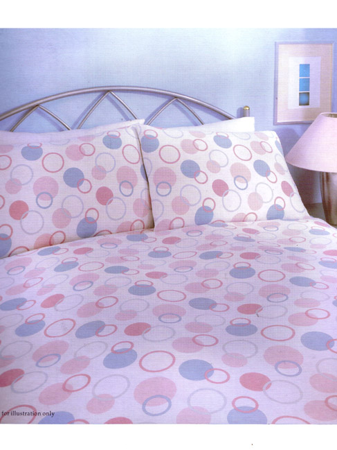 Duvet Cover Pastel Circles Double Size Duvet Cover and 2 pillowcases Bedding