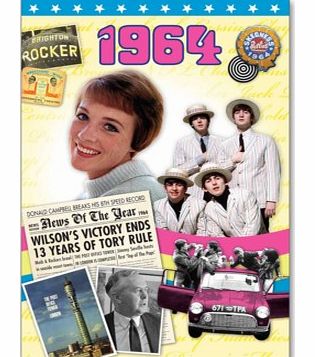 DVD Greeting Card 1964 or 50th Birthday /