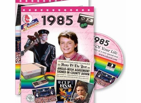 DVD Greeting Card 1985 or 30th Birthday 5079