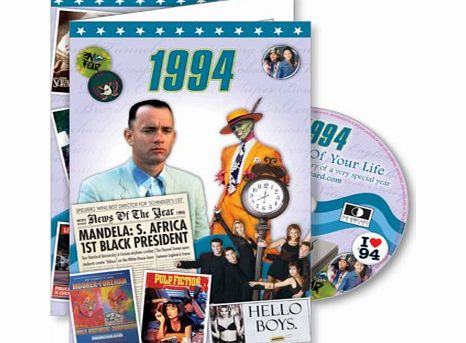 Greeting Card 1994 or 21st Birthday 5078