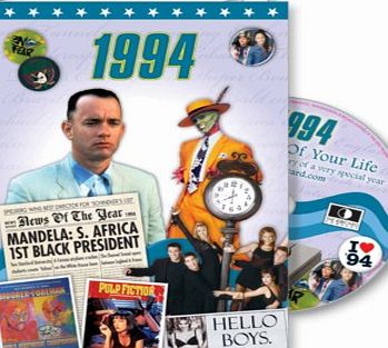 Greeting Card 1994 or 21st Birthday 5078S