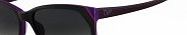 DVF Ladies DVF571S Black and Purple Darcee