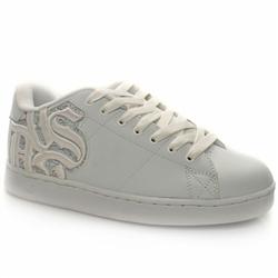 Dvs Male Revival Scribe Leather Upper in White