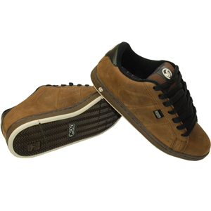 DVS Mens Mens DVS Prospect Shoe. Brown Leather