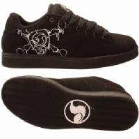 DVS REVIVAL SKULL SM SHOES BLACK/WHITE