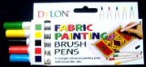 DYLON International Ltd Dylon Fabric Brush Pens Pack of 5 Bright Colours