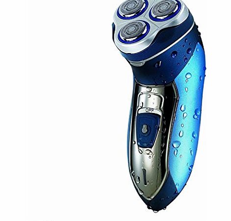 Dynamic Mens Electric Shaver Cordless Rechargeable Washable Floating 3 Heads