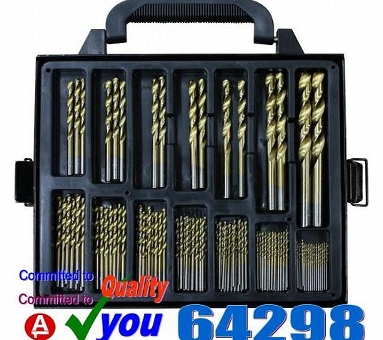 DYNATEC Titanium Coated HSS Drill Bit Set 99 Pc Piece 