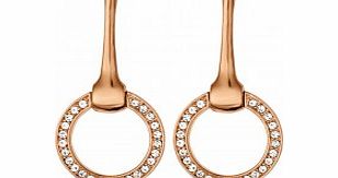 Dyrberg Kern Ladies Milton RG Crystal Earrings