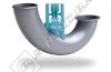 Dyson U Bend Assembly (Metallic Silver/Turquoise)