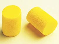 E-A-R Classic earplugs manufactured from a soft