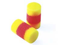 E-A-R superfit earplugs with `fitting ring` to
