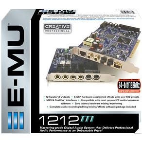E-Mu 1212M analogue/ADAT soundcard