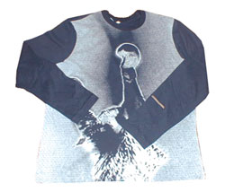 E-Play Long sleeved boxer print t-shirt