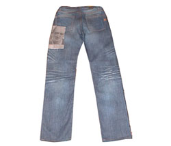 E-Play Photo image back distressed jeans