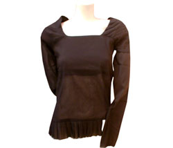 E-Play Wide pantPleated shoulder top
