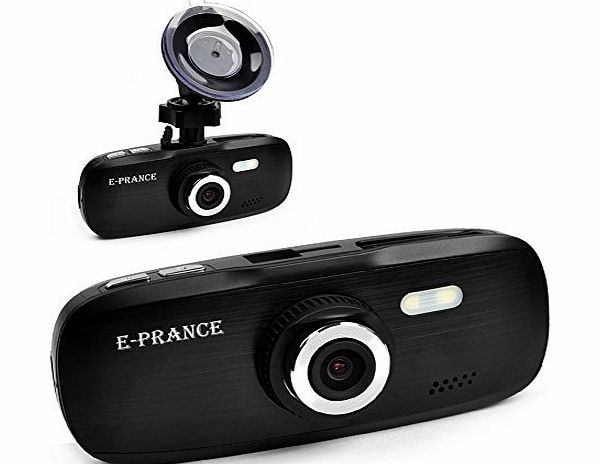 E-PRANCE New Black G1W Novatek FHD 1080P 30FPS Car DashBoard Camera Driving Recorder   2.7 Inch Screen   G-sensor   Car License plate   MOV   140 degree wide angle lens   Night Vision   H.264