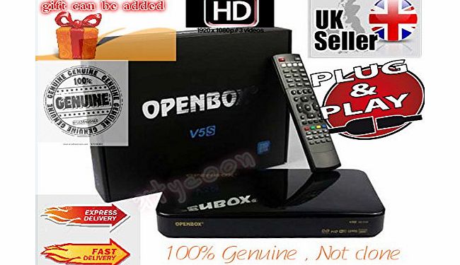 e-range GENUINE OPENBOX V5S Freesat PVR TV Satellite Receiver Box-was named skybox f5s