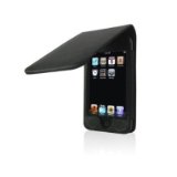 e-ShopBrokers Luxury Black Leather Flip Case for iPod Touch 2nd Generation 8GB / 16GB / 32GB