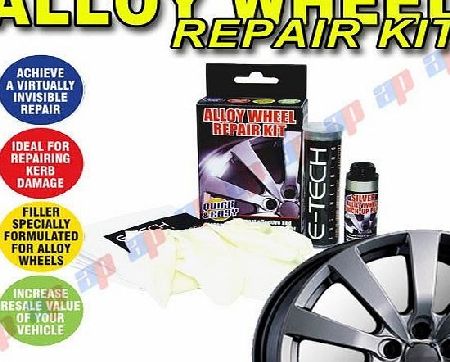 E-Tech Car Micro Silver Metallic Alloy Wheel Refurbishment Repair Touch-Up Kit Ideal for Scuffs and Kerb Damage for NISSAN NOTE