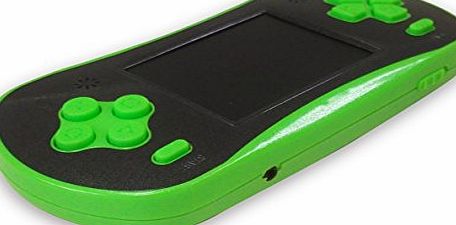 E-WOR 12-Bit Handheld Video Game Console 2.5`` LCD RS-16 with 260 Games Game Console Machine - Green (3 x AAA)