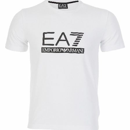 Emporio Armani Front Enlarged Logo White