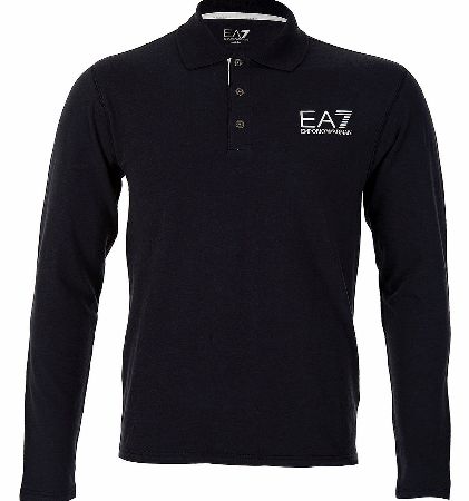 EA7 Emporio Armani Long Sleeve Chest Logo Top