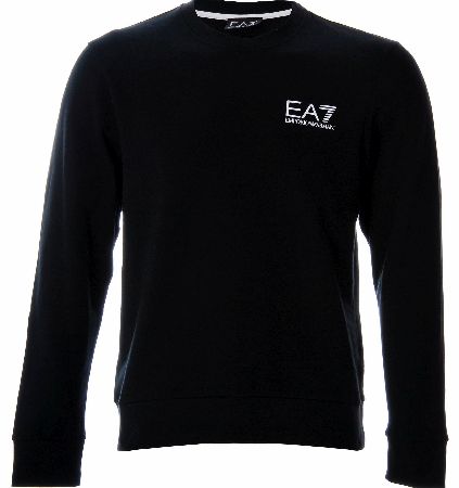 EA7 Emporio Armani Long Sleeve Crew Neck Top Black