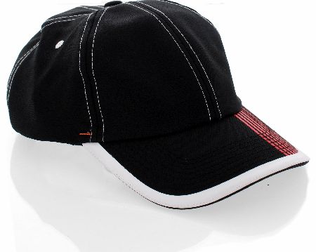 EA7 Emporio Armani Side Logo Black Cap