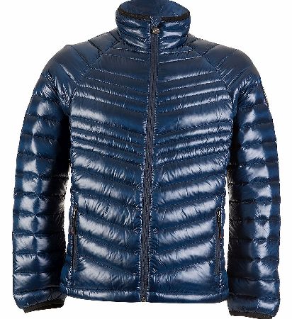 EA7 Emporio Armani Sleeve Badge Padded Jacket Navy