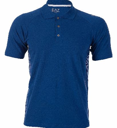 EA7 Emporio Armani Sleeve Logo Polo Blue