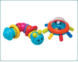 BUG & OCTOPUS RATTLE SET