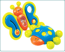 BUSY BUG BUDDIES RATTLES