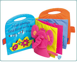 Early Years JUNGLE FABRIC PUPPET BOOK