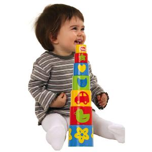 Earlybird Educational Gowi 33cm Pile Up Beakers 7 Parts