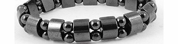 Attractive Shiny Hematite Stretch Bracelet for Healing. **SALE PRICE** Arthritis, Migraines, Headaches and Healing Injuries. Magnetic Therapy Jewellery.