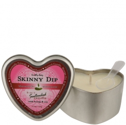 Earthly Body 3 IN 1 HEART CANDLE - SKINNY DIP