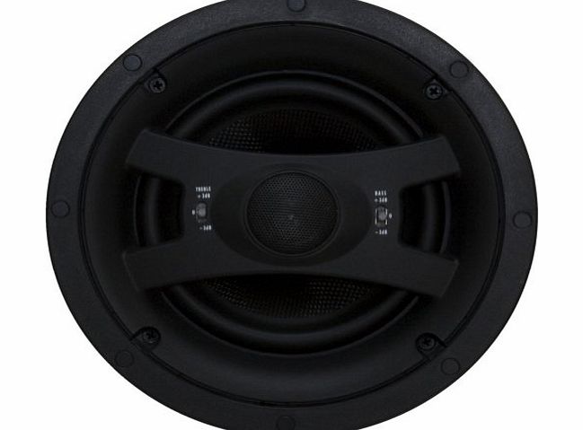 Earthquake 1 PR. 6.5``Ceiling Speakers, Kevlar Cones, 12 DB Xover,  /- 3DB Switches (B/T), Magnetic Round Grilles