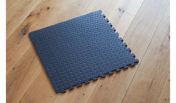 Interlocking Gym Garage Anti Fatigue Flooring Play Mats 64sqft D Easimat branded