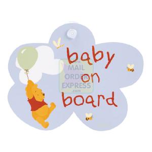 East Coast Nursery Winnie The Pooh Baby On Board Sign