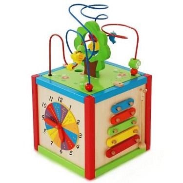 East Coast Wooden Activity Cube