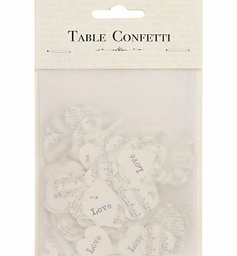 East of India Hearts Wedding Table Confetti